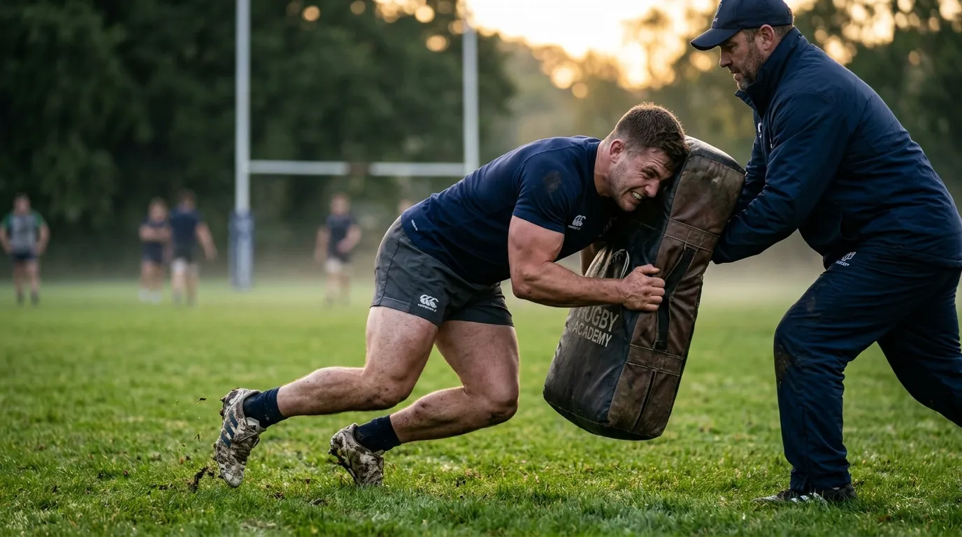 Plaquer au rugby sans se faire mal aux épaules